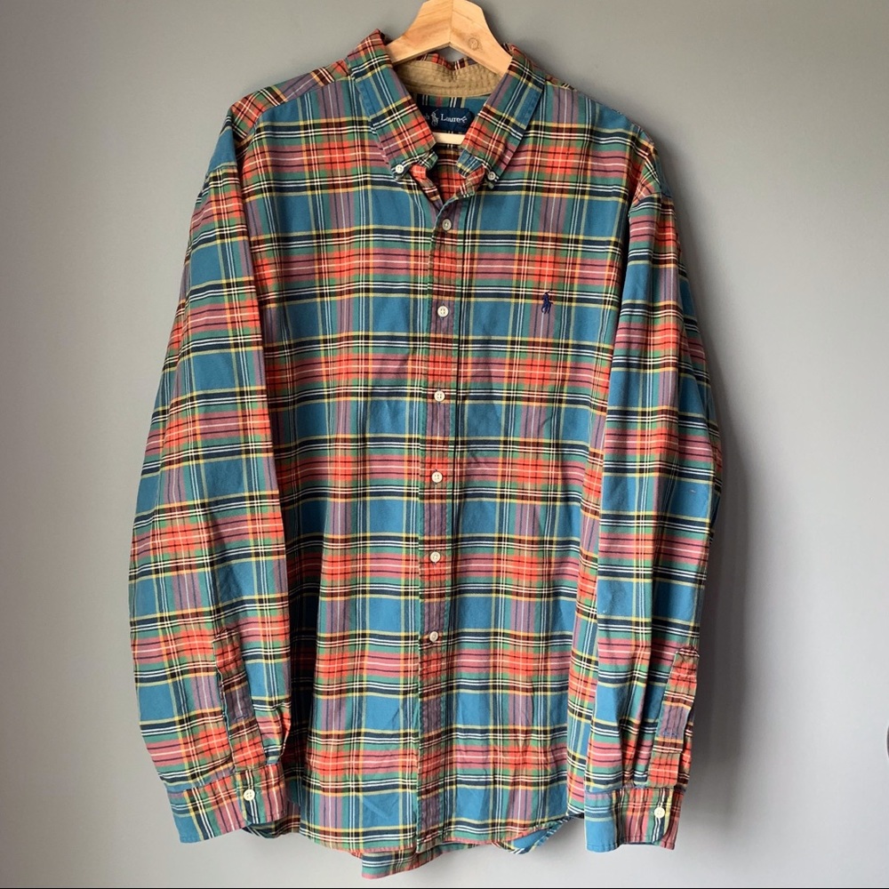 Polo Ralph Lauren Mens Button Down Shirt Sz XXL